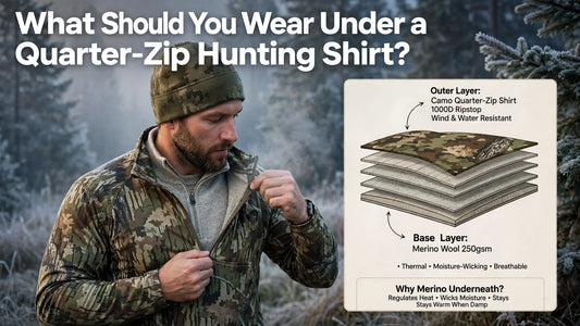 What Should You Wear Under a Quarter-Zip Hunting Shirt? | Forvago