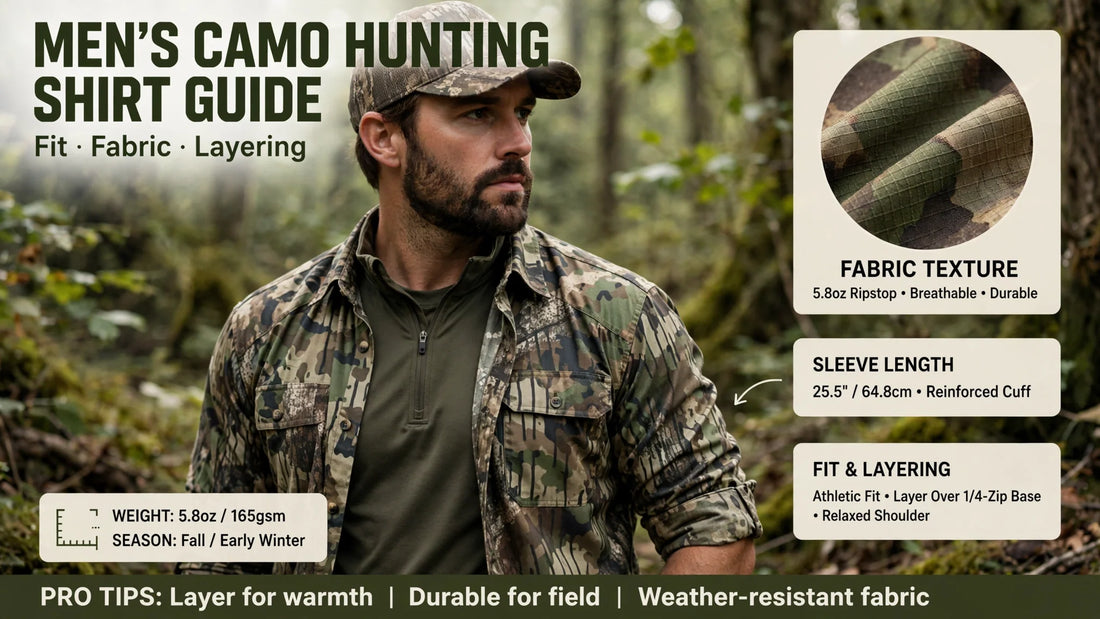 Men’s Camo Hunting Shirt Guide: Fit, Fabric and Layering | Forvago