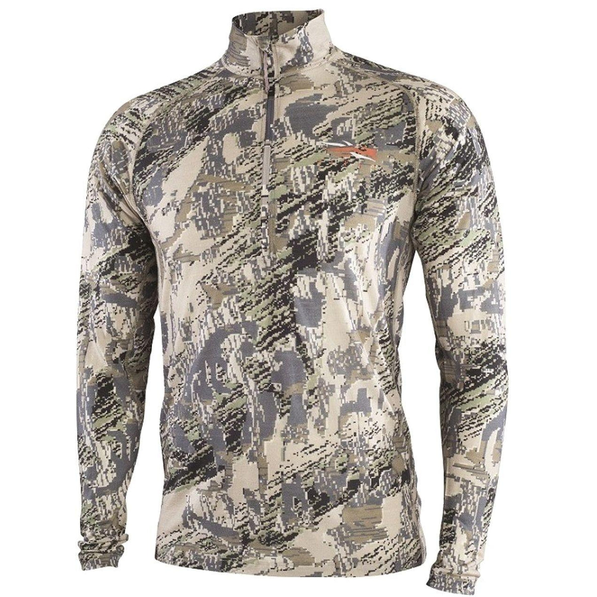 Merino Lightweight half zip Fabric Menswear Long Sleeve
