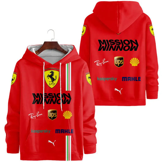 F1 Racing Team Ferra.ri  Hoodie 3D Apparel Full Printing